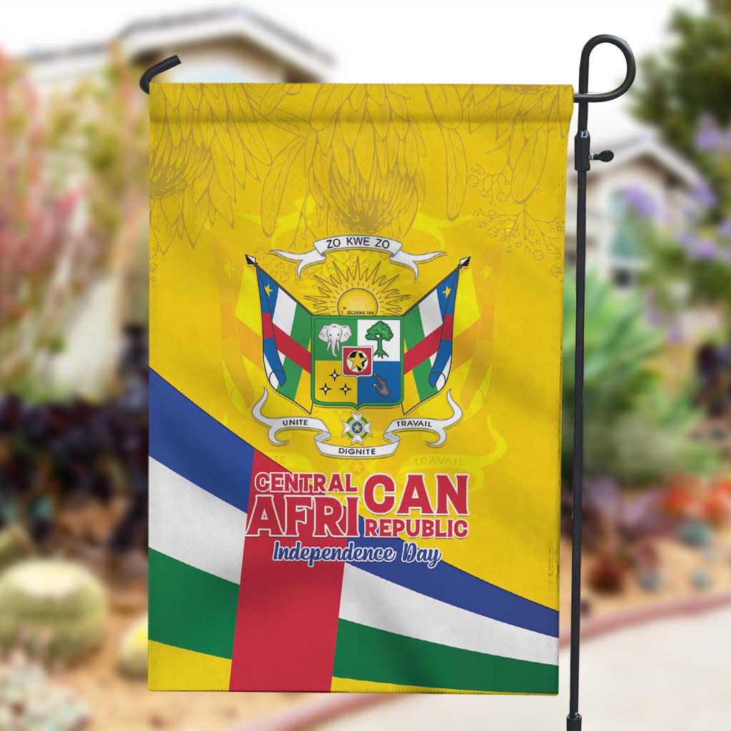 CAR Garden Flag Happy 65th Independence Day LT15