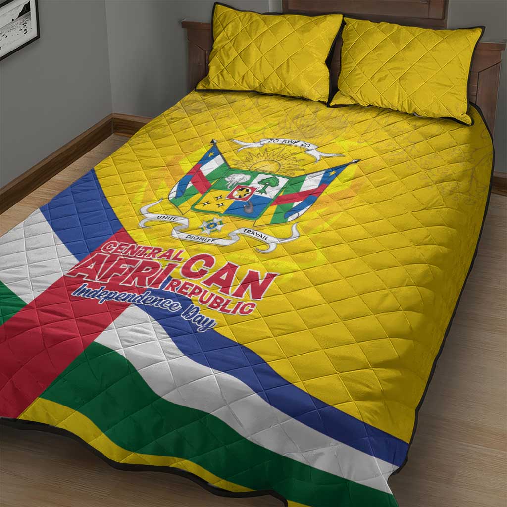 CAR Quilt Bed Set Happy 65th Independence Day LT15