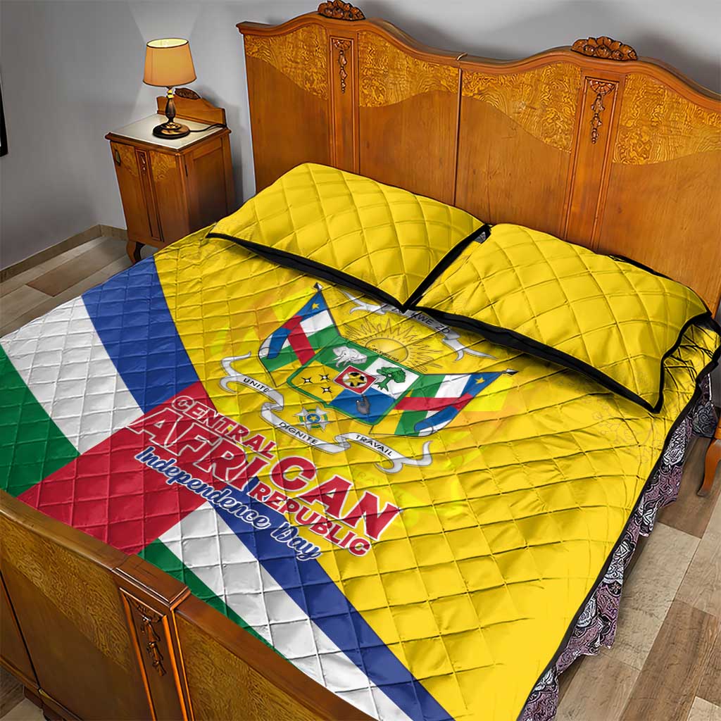 CAR Quilt Bed Set Happy 65th Independence Day LT15