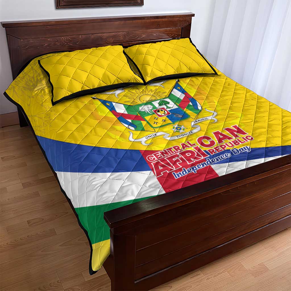 CAR Quilt Bed Set Happy 65th Independence Day LT15