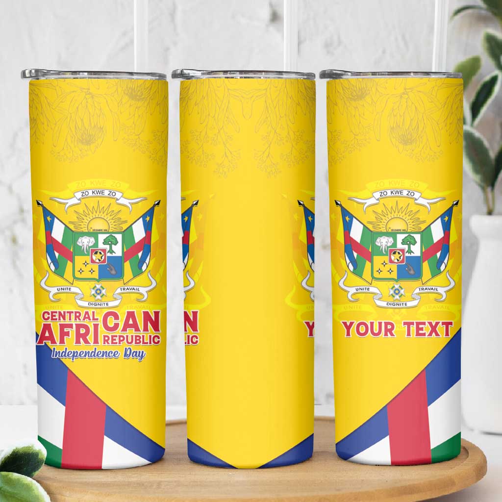 Personalised CAR Skinny Tumbler Happy 65th Independence Day LT15