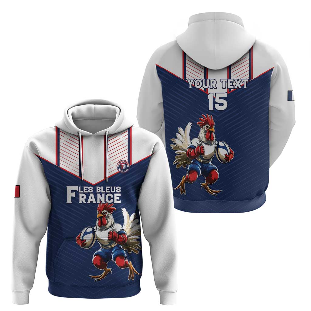 France Rugby Custom Hoodie Allez Les Bleus - Sporty Style LT15