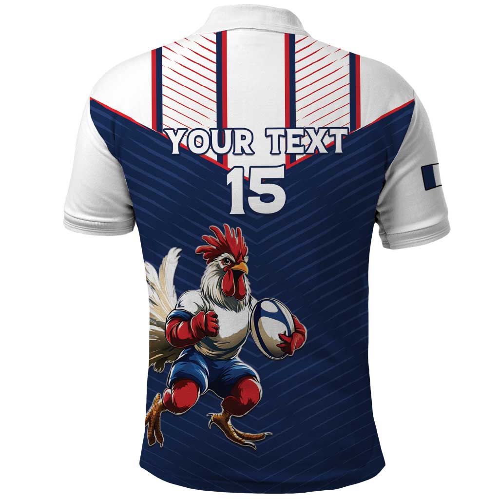 France Rugby Custom Polo Shirt Allez Les Bleus - Sporty Style LT15