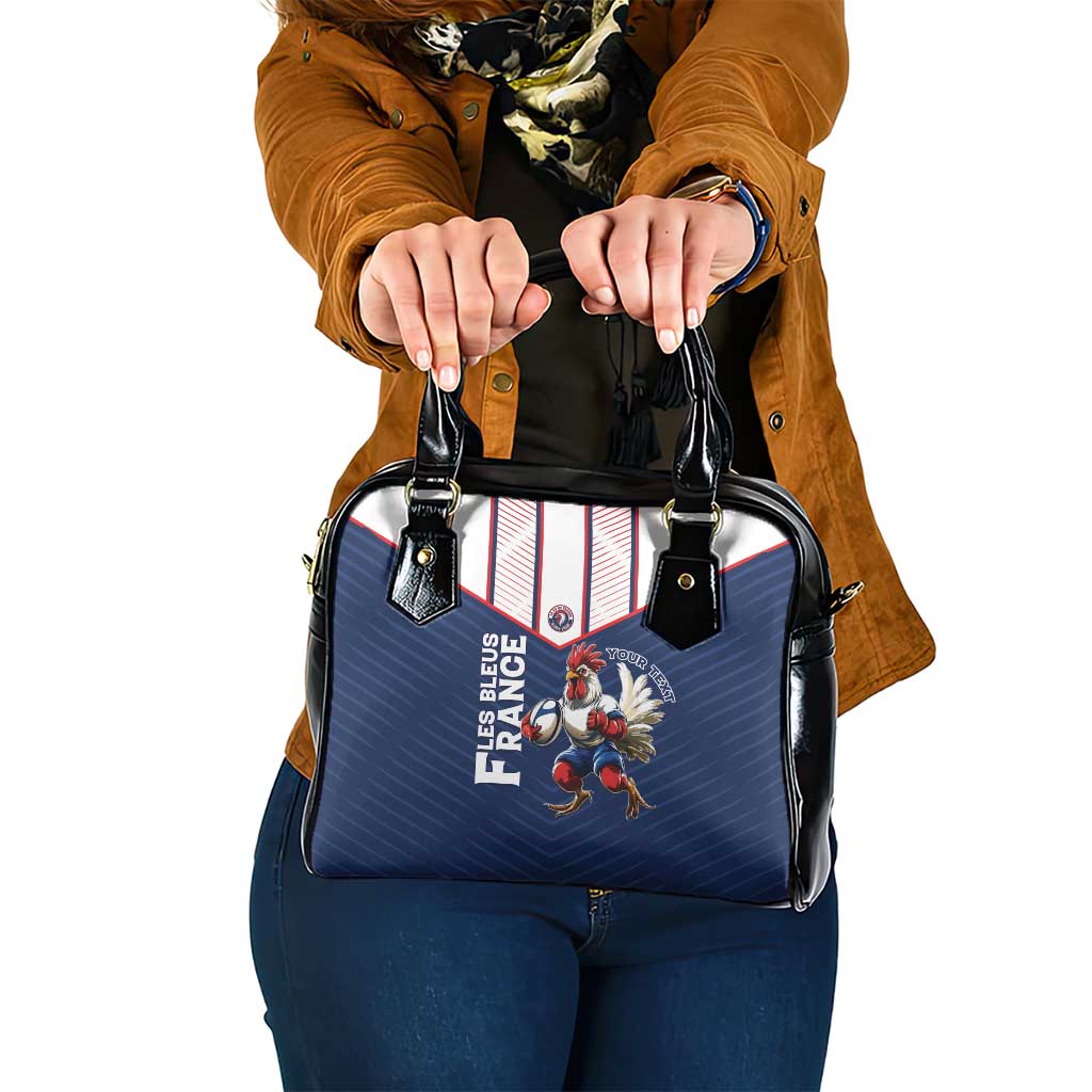 France Rugby Custom Shoulder Handbag Allez Les Bleus - Sporty Style LT15