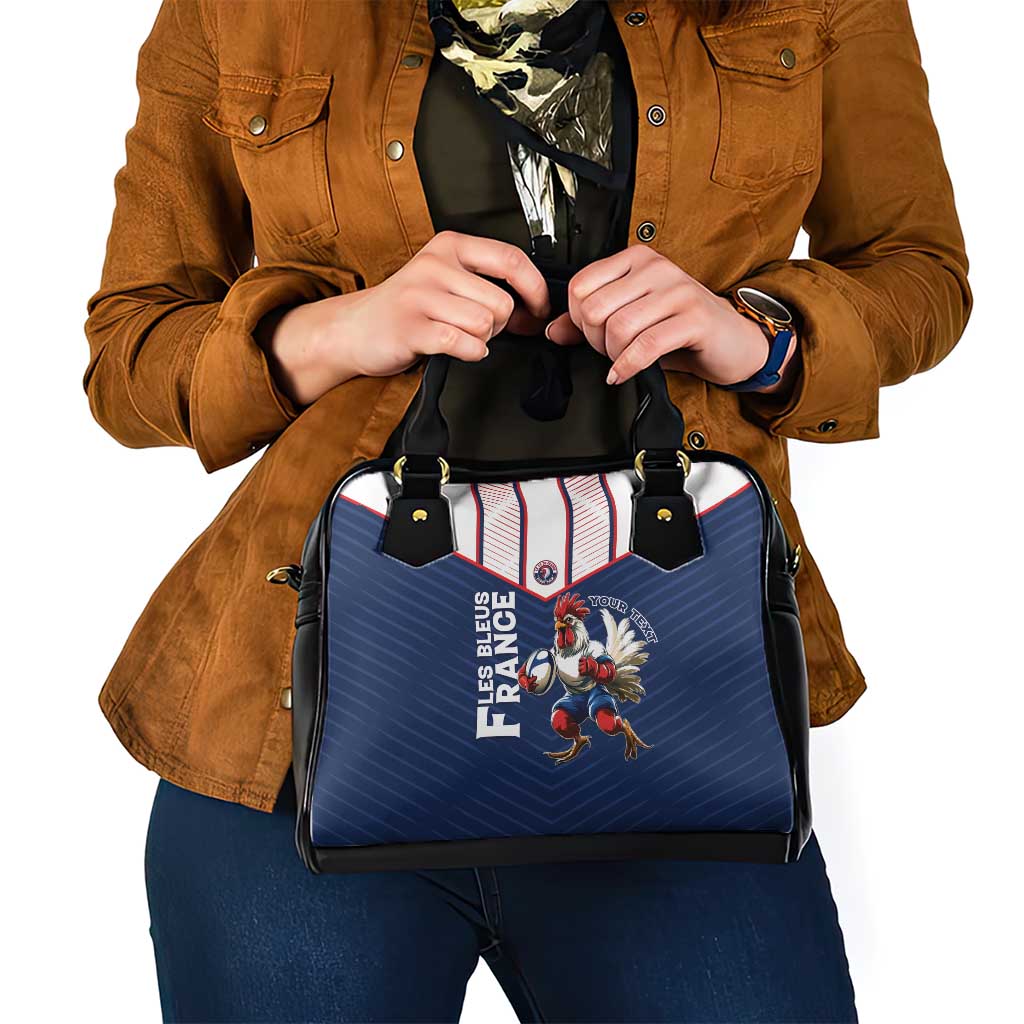 France Rugby Custom Shoulder Handbag Allez Les Bleus - Sporty Style LT15