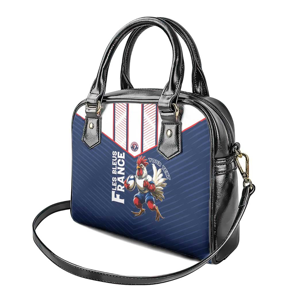 France Rugby Custom Shoulder Handbag Allez Les Bleus - Sporty Style LT15