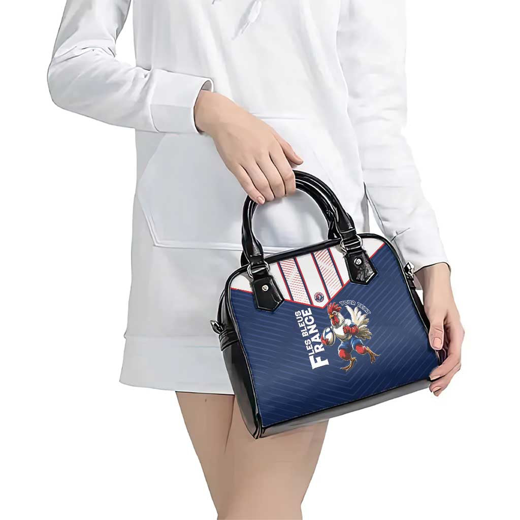 France Rugby Custom Shoulder Handbag Allez Les Bleus - Sporty Style LT15