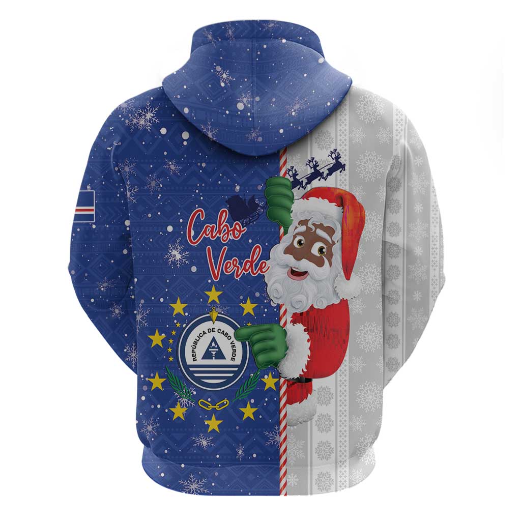 Cape Verde Christmas Hoodie Black Santa Felix Natal LT15