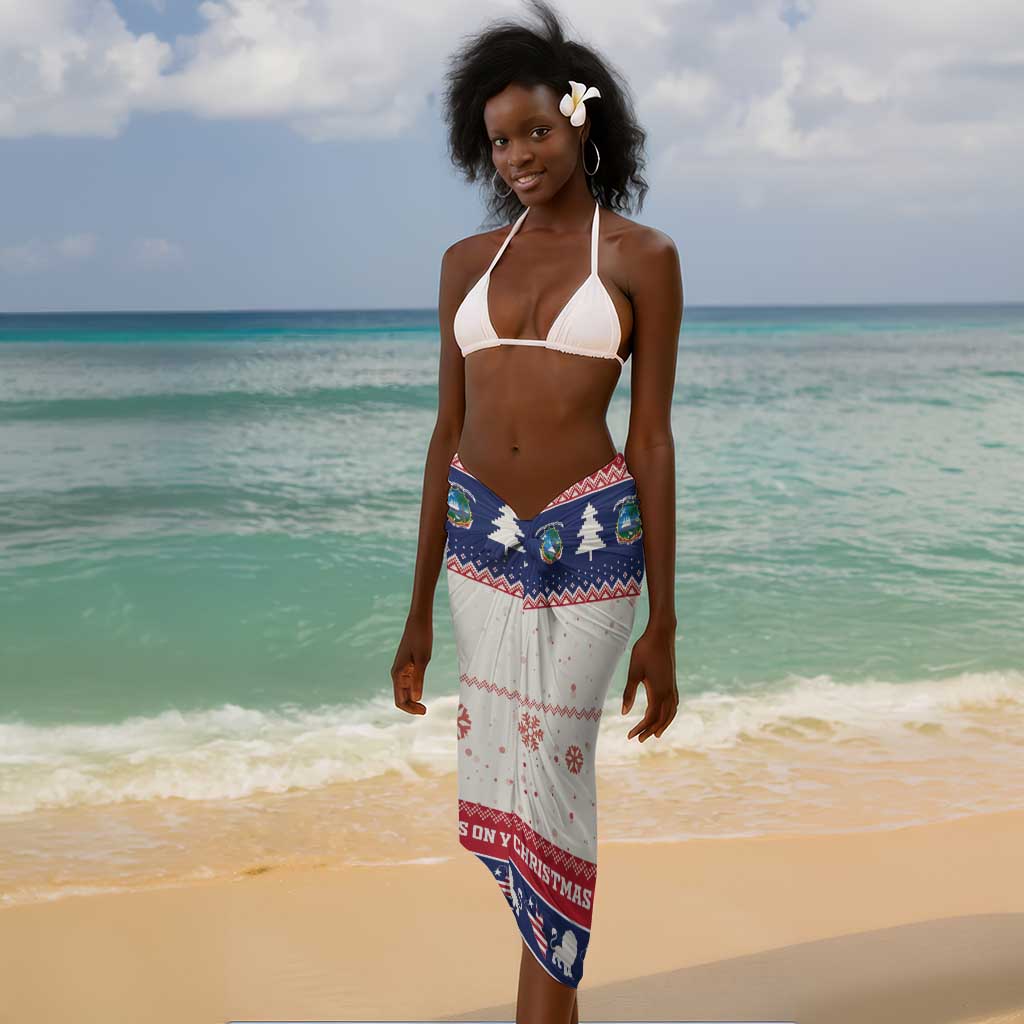 Liberia Christmas Sarong African Lion Santa LT15