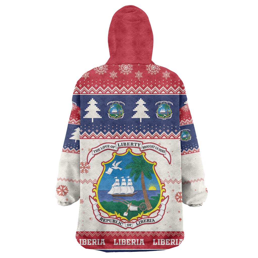 Liberia Christmas Wearable Blanket Hoodie African Lion Santa LT15