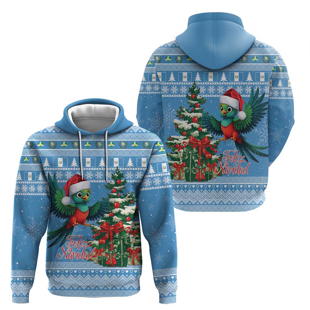 Guatemala Christmas Hoodie Quetzal Feliz Navidad LT15