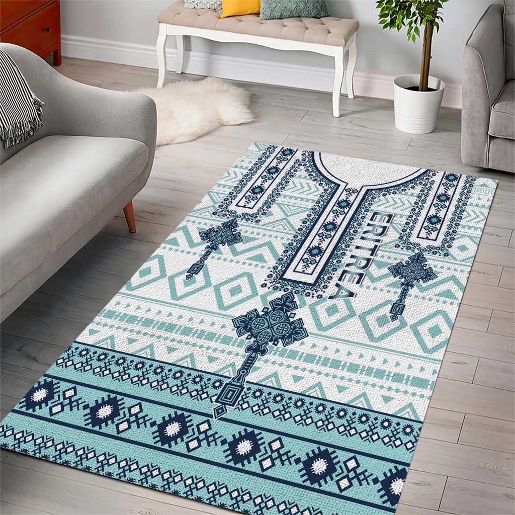 Eritrea Area Rug African Pattern - Habesha Style LT15