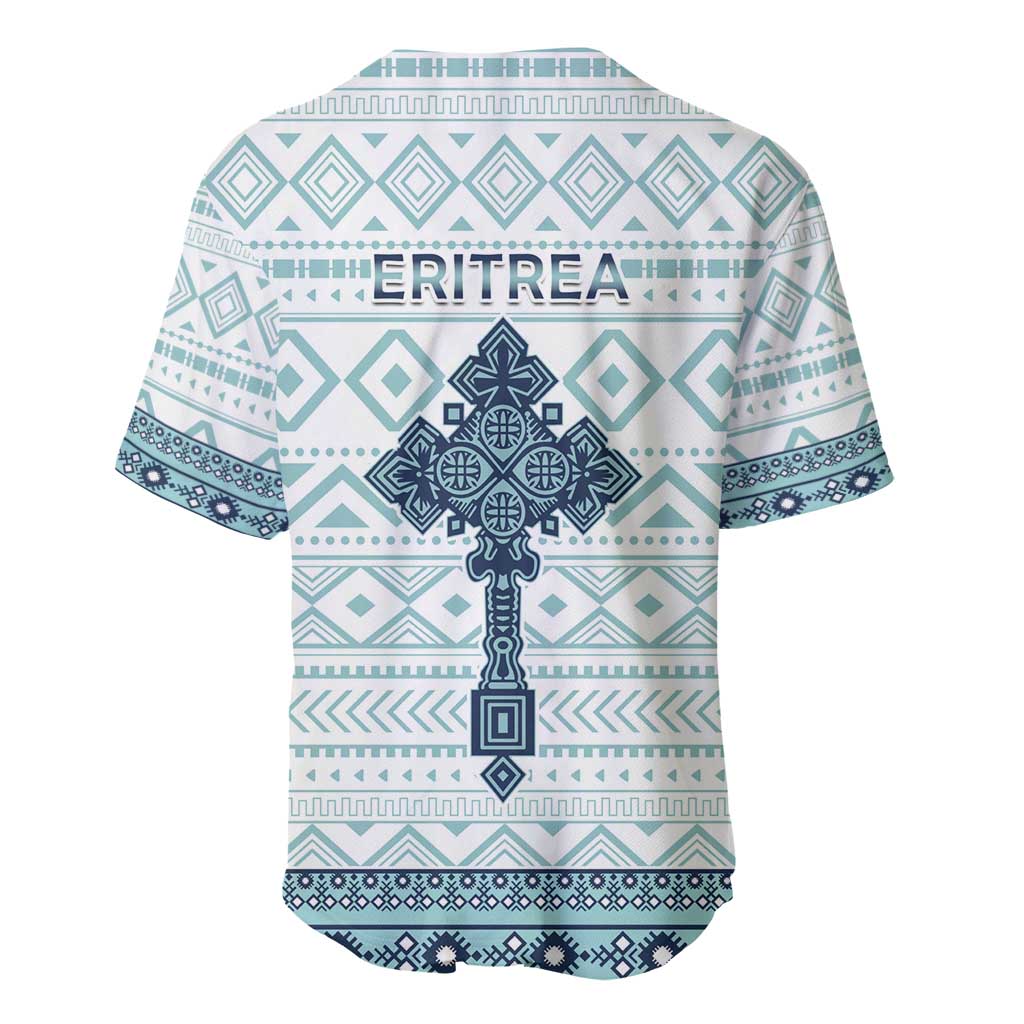 Eritrea Baseball Jersey African Pattern - Habesha Style LT15