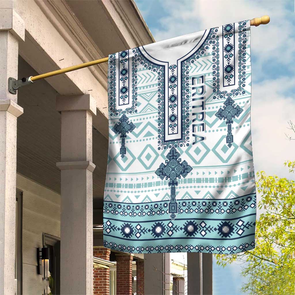 Eritrea Garden Flag African Pattern - Habesha Style LT15