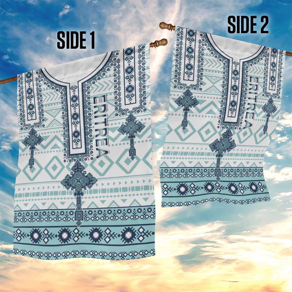 Eritrea Garden Flag African Pattern - Habesha Style LT15