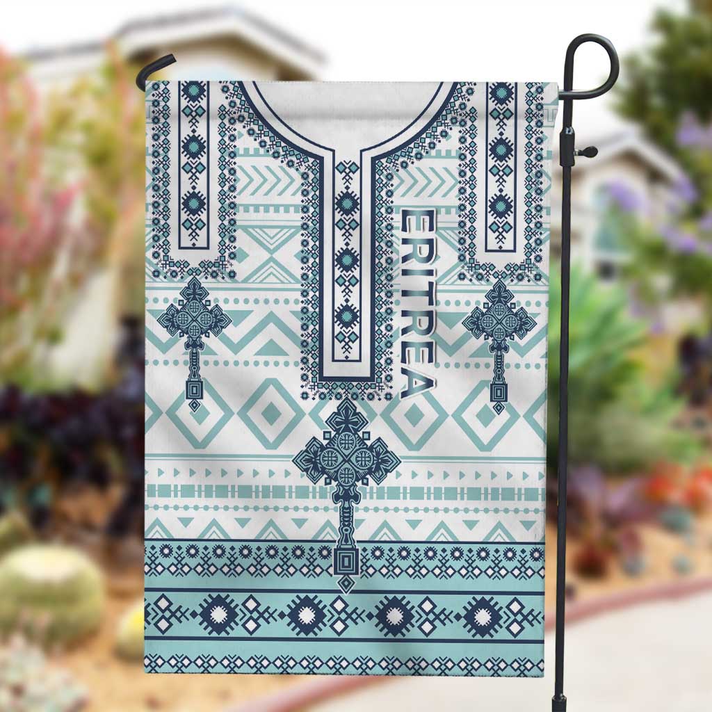 Eritrea Garden Flag African Pattern - Habesha Style LT15
