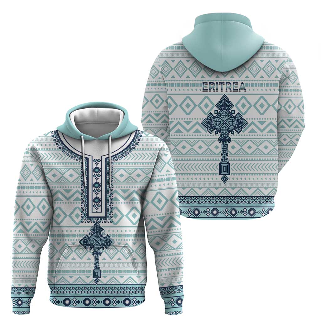 Eritrea Hoodie Eritrean Cross Mix Tilet Pattern LT15