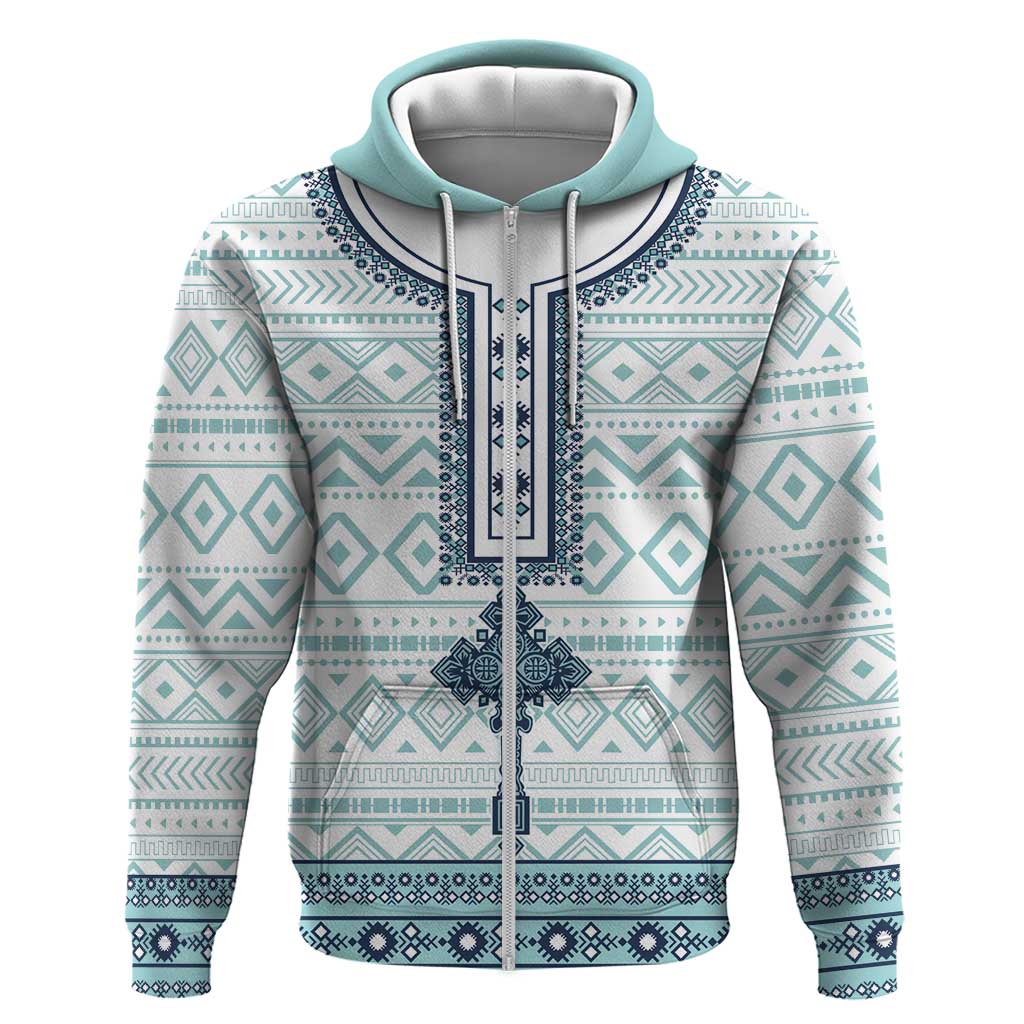 Eritrea Hoodie Eritrean Cross Mix Tilet Pattern LT15