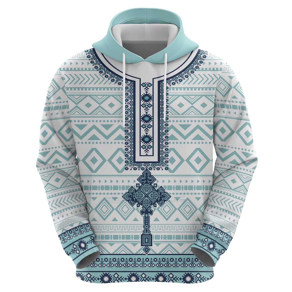 Eritrea Hoodie Eritrean Cross Mix Tilet Pattern LT15