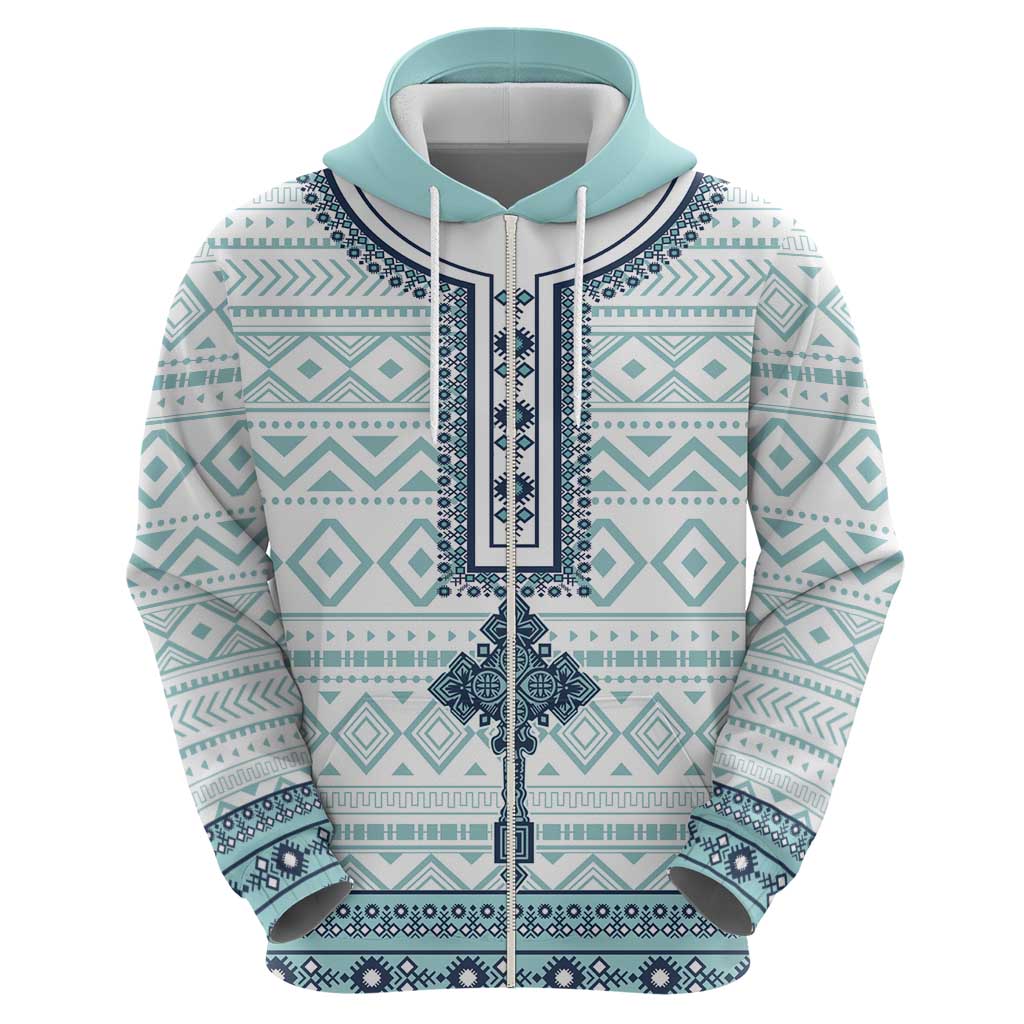 Eritrea Hoodie Eritrean Cross Mix Tilet Pattern LT15