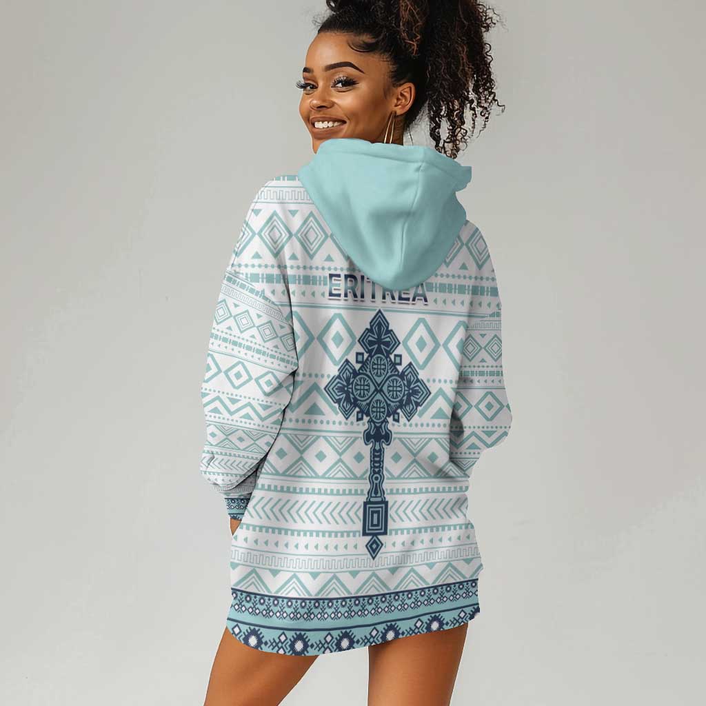 Eritrea Hoodie Dress African Pattern - Habesha Style LT15