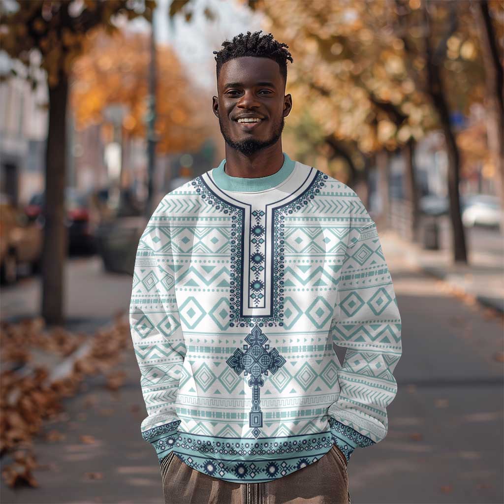 Eritrea Sweatshirt African Pattern - Habesha Style LT15
