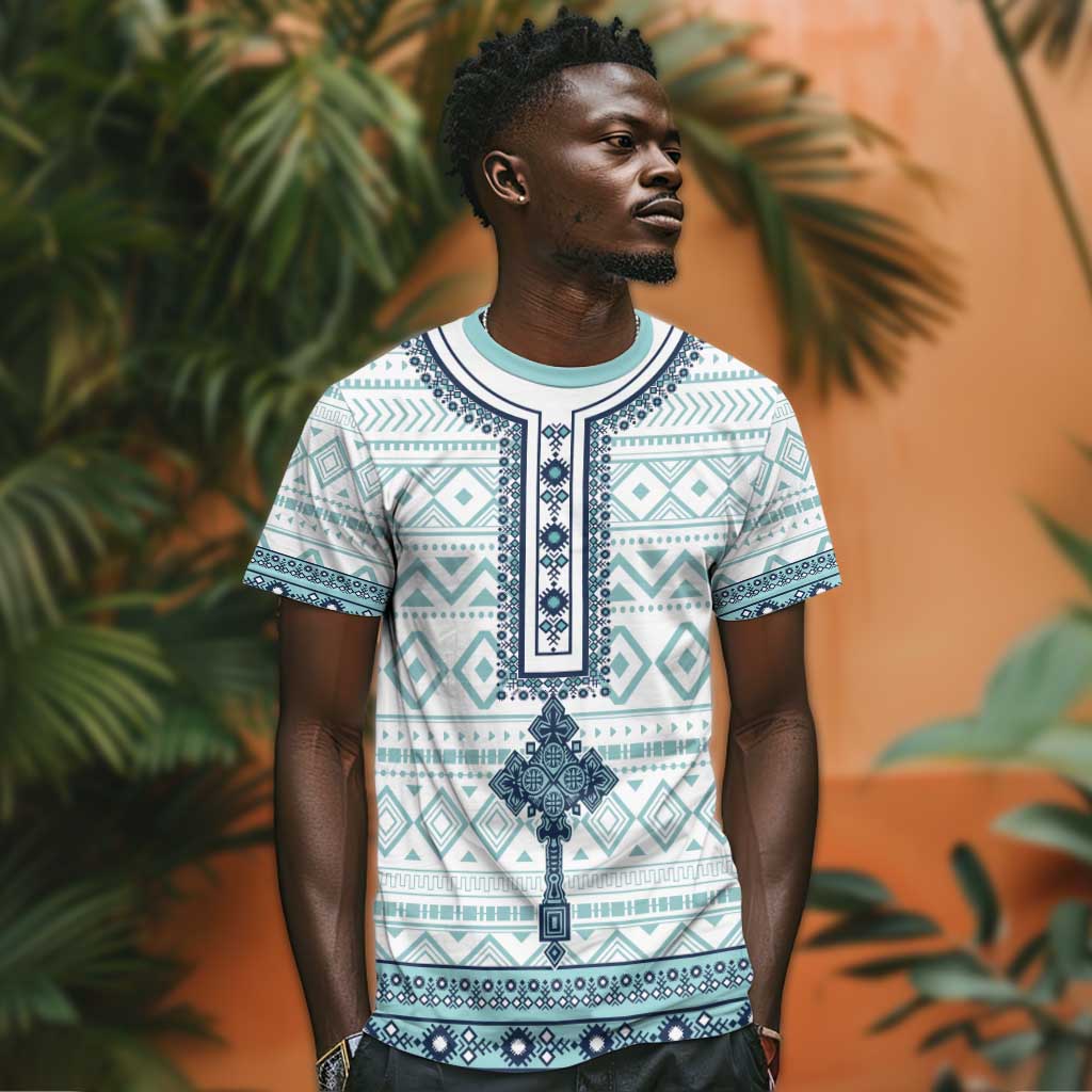 Eritrea T shirt African Pattern - Habesha Style LT15