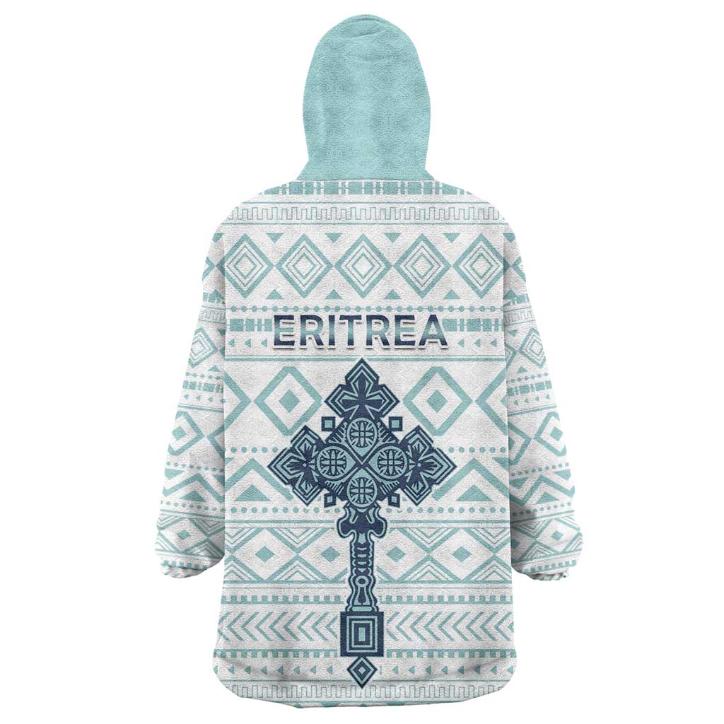 Eritrea Wearable Blanket Hoodie African Pattern - Habesha Style LT15