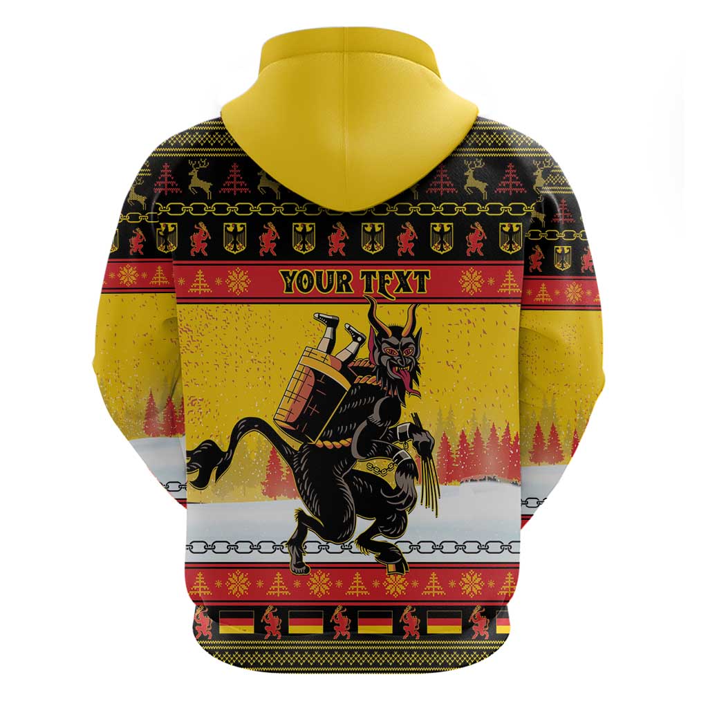 Personalised Germany Christmas Hoodie Merry Krampus LT15