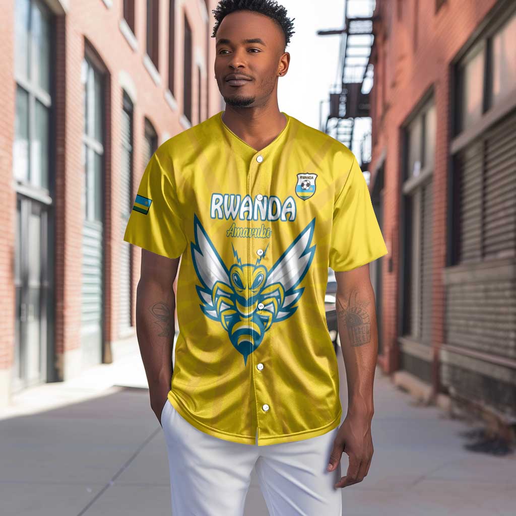 Custom Afro Rwanda Football Baseball Jersey Go Wasps LT15