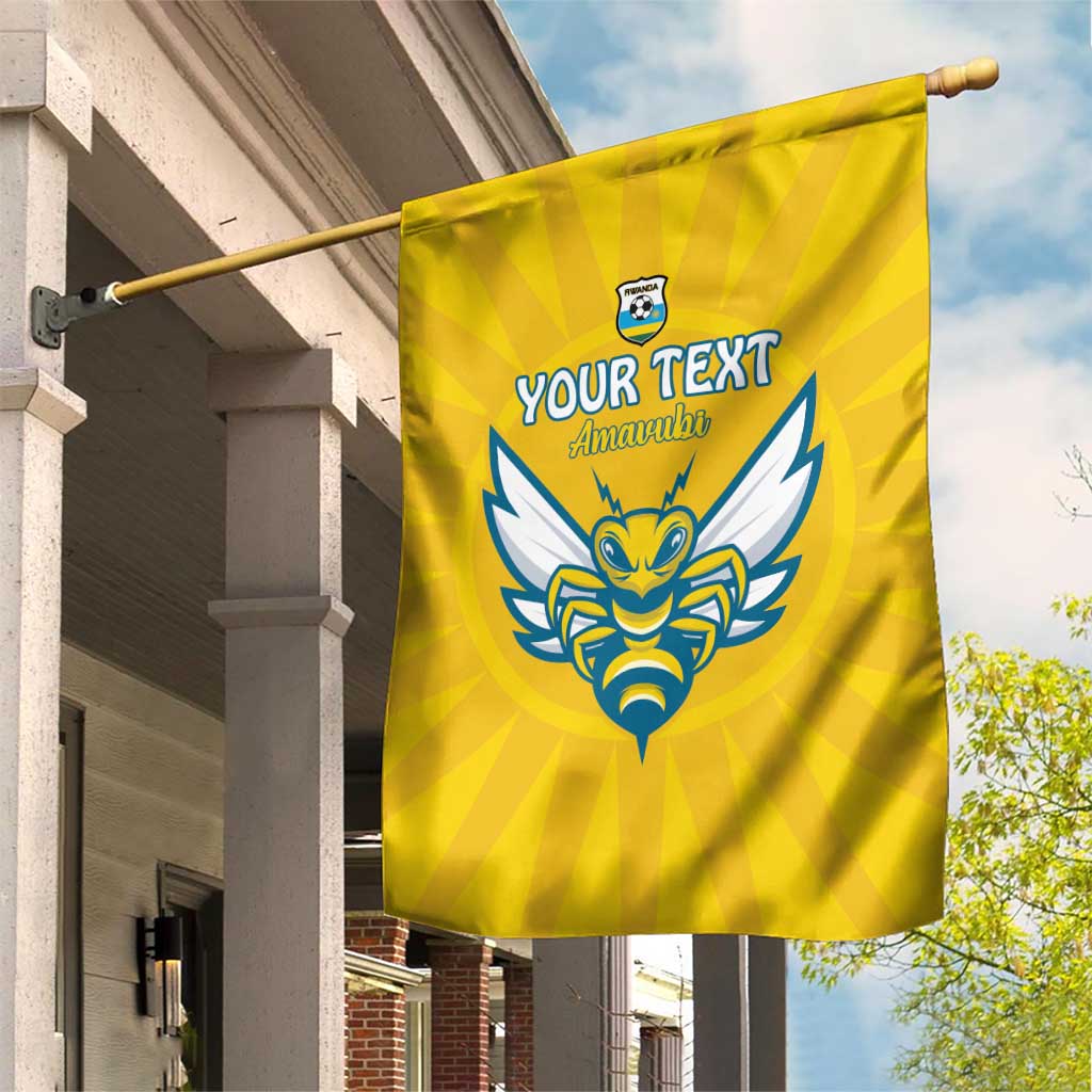 Custom Afro Rwanda Football Garden Flag Go Wasps LT15