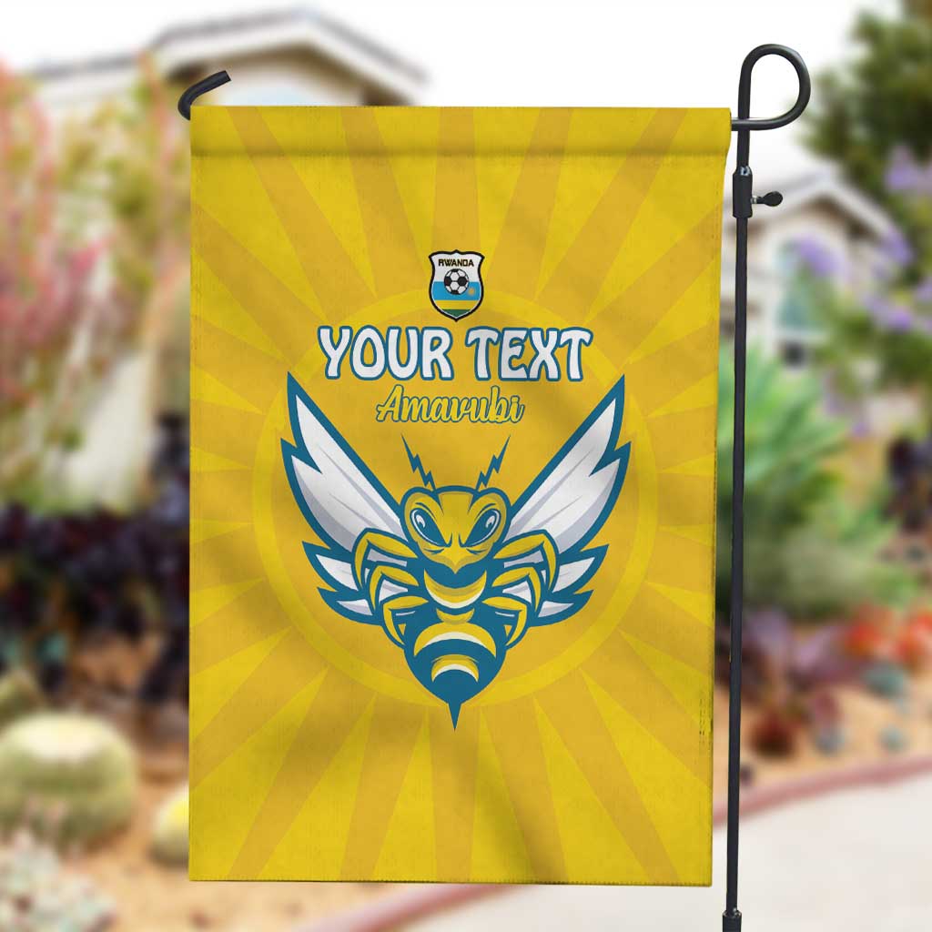 Custom Afro Rwanda Football Garden Flag Go Wasps LT15