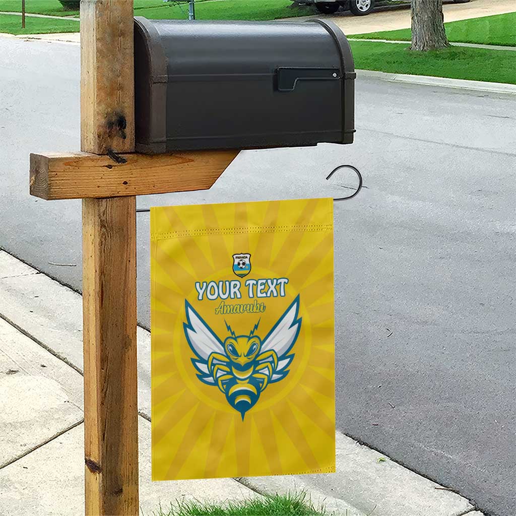 Custom Afro Rwanda Football Garden Flag Go Wasps LT15