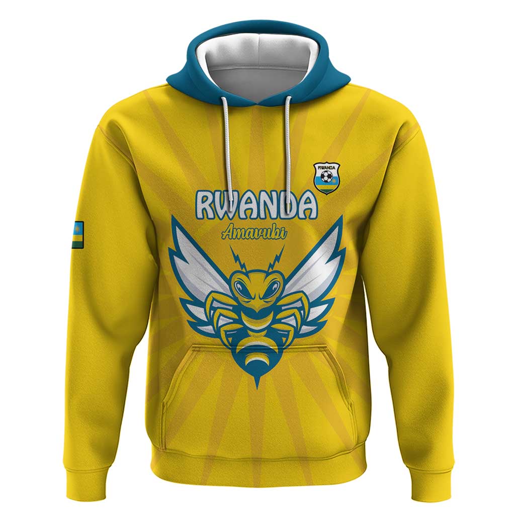 Custom Rwanda Football Hoodie Go Amavubi LT15