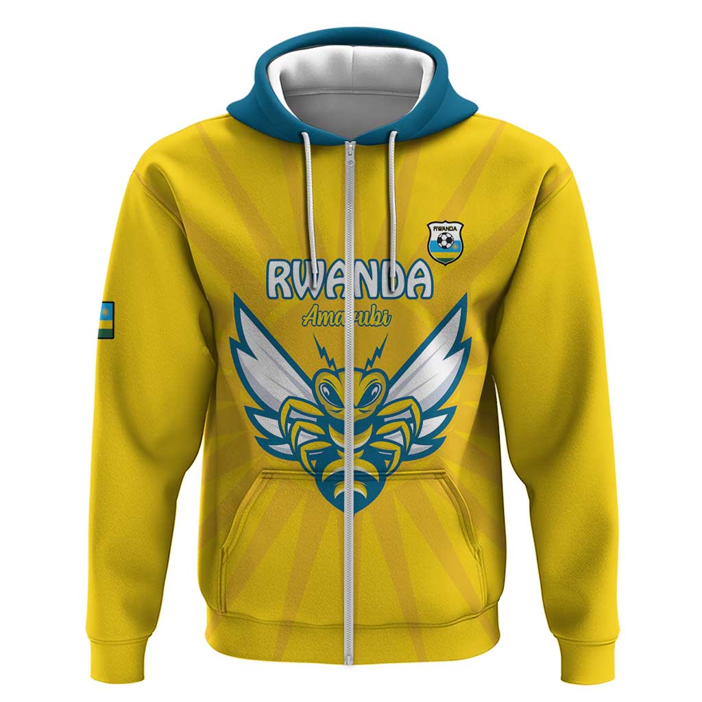 Custom Rwanda Football Hoodie Go Amavubi LT15