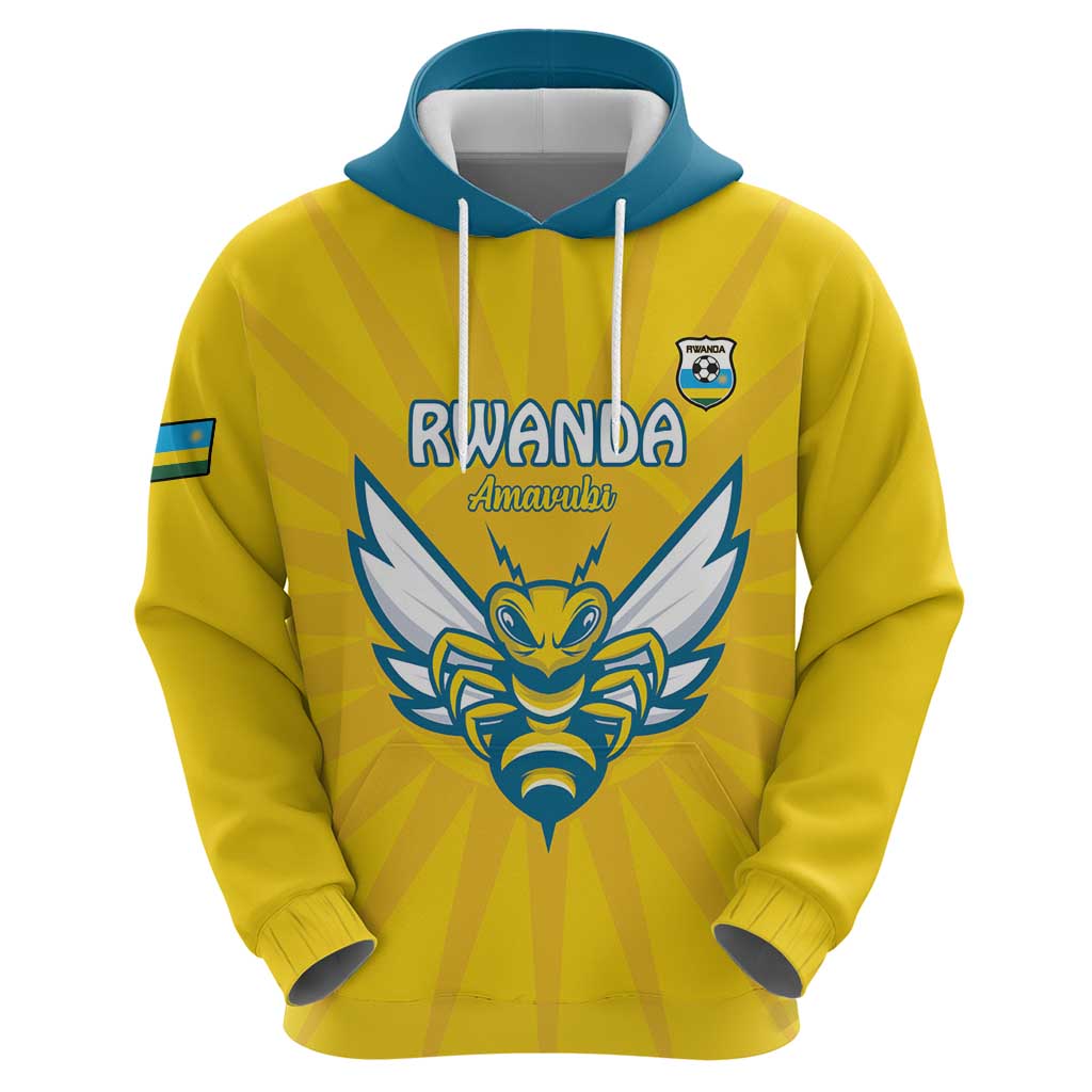 Custom Rwanda Football Hoodie Go Amavubi LT15