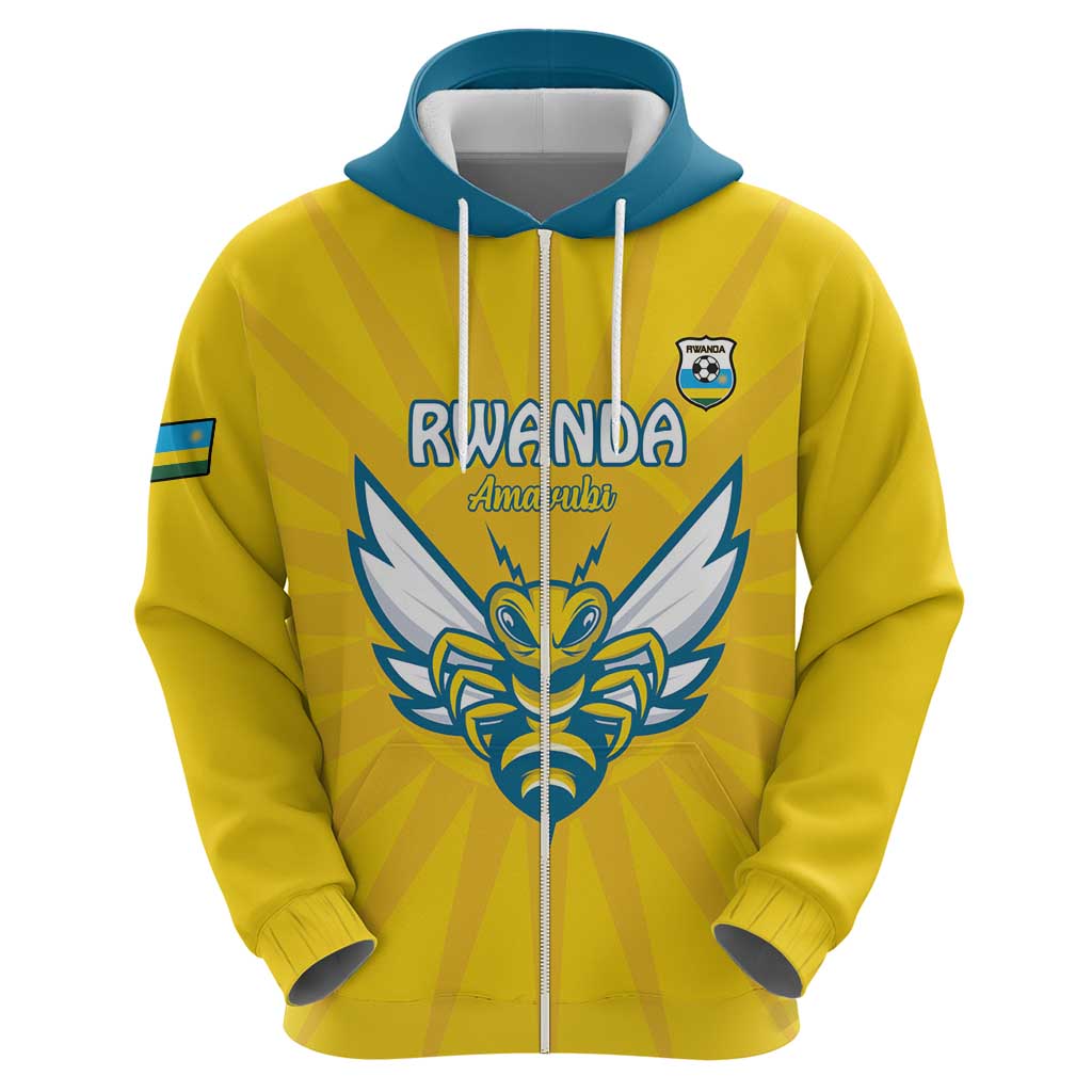 Custom Rwanda Football Hoodie Go Amavubi LT15