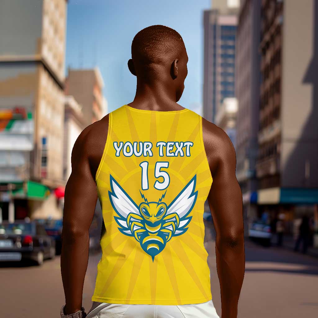 Custom Afro Rwanda Football Men Tank Top Go Wasps LT15