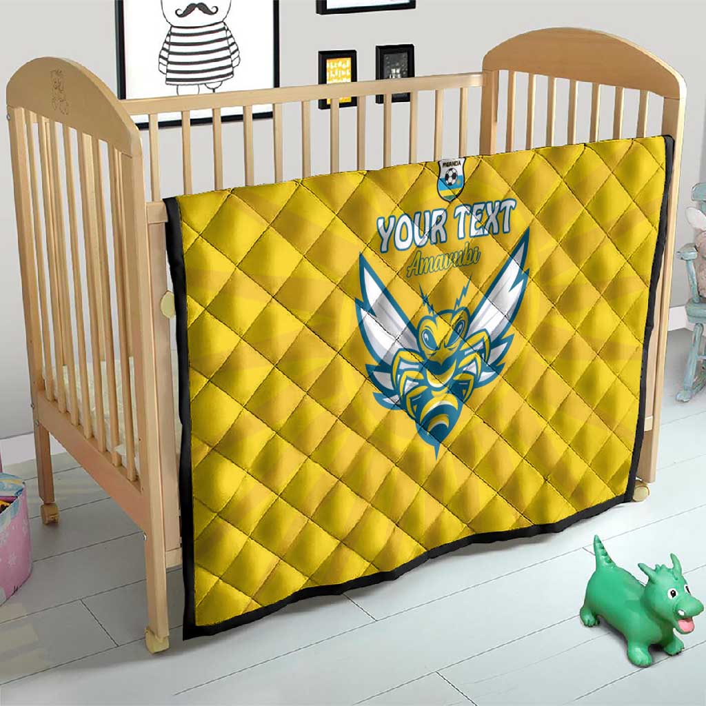 Custom Afro Rwanda Football Quilt Go Wasps LT15