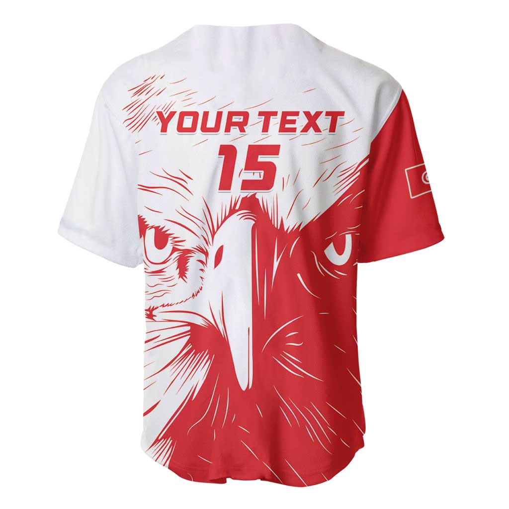 Custom Tunisia Football Baseball Jersey Go Champions LT15