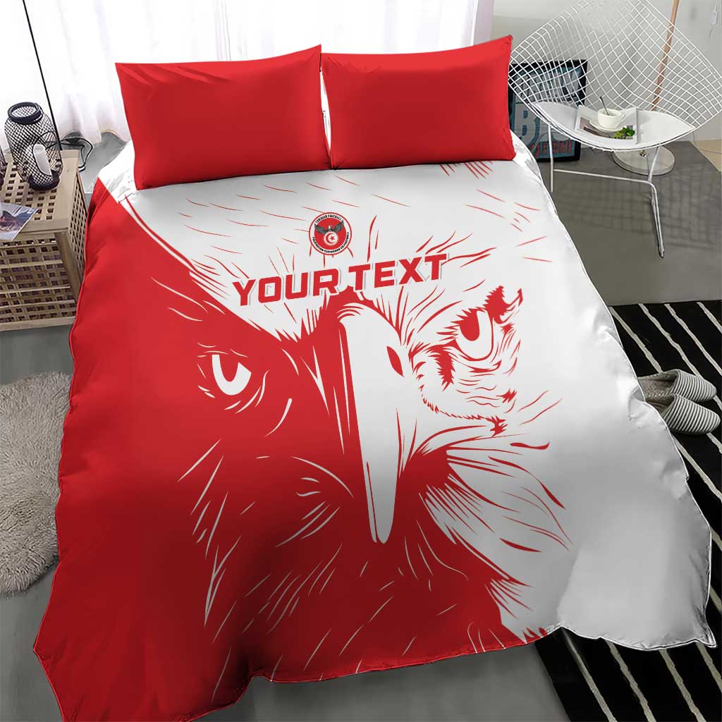 Custom Tunisia Football Bedding Set Go Champions LT15