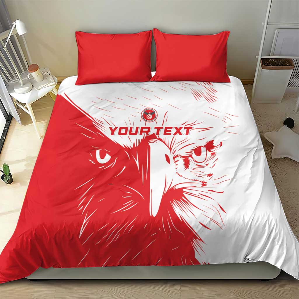 Custom Tunisia Football Bedding Set Go Champions LT15