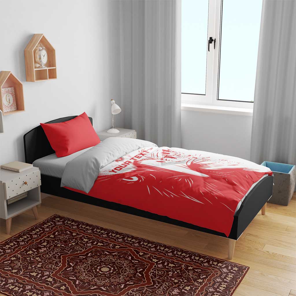 Custom Tunisia Football Bedding Set Go Champions LT15