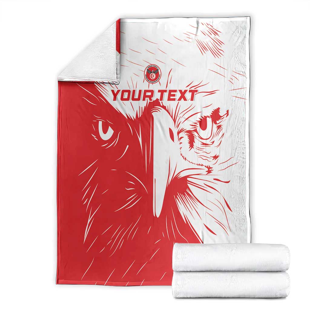 Custom Tunisia Football Blanket Go Champions LT15