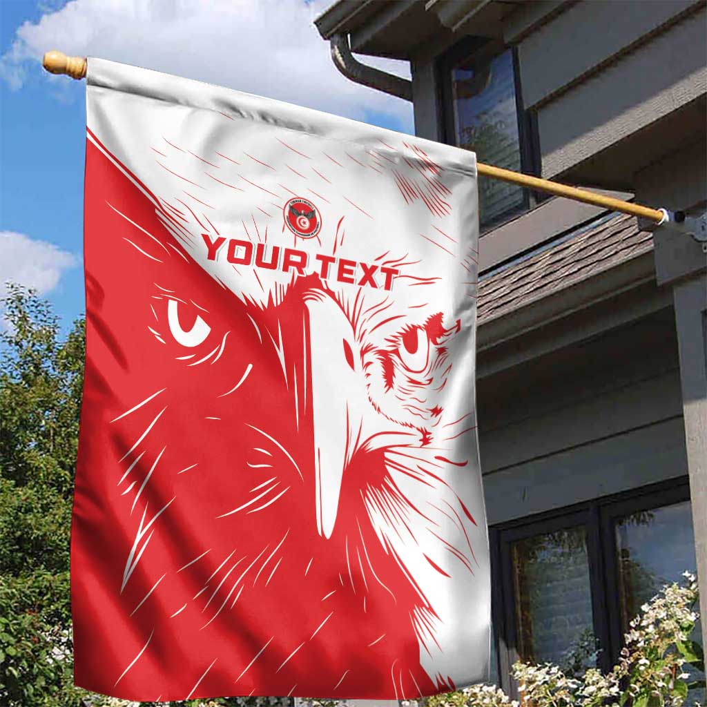Custom Tunisia Football Garden Flag Go Champions LT15