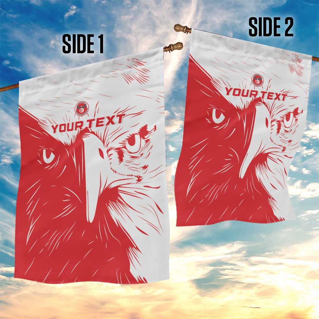 Custom Tunisia Football Garden Flag Go Champions LT15
