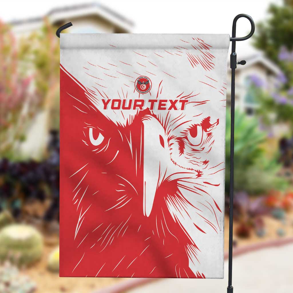 Custom Tunisia Football Garden Flag Go Champions LT15