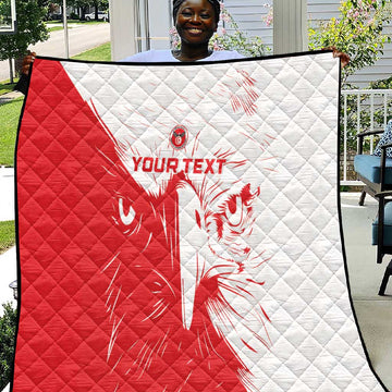 Custom Tunisia Football Quilt Go Champions LT15