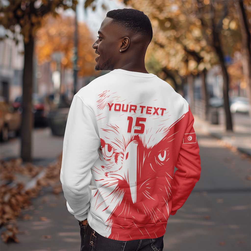 Custom Tunisia Football Sweatshirt Go Champions LT15