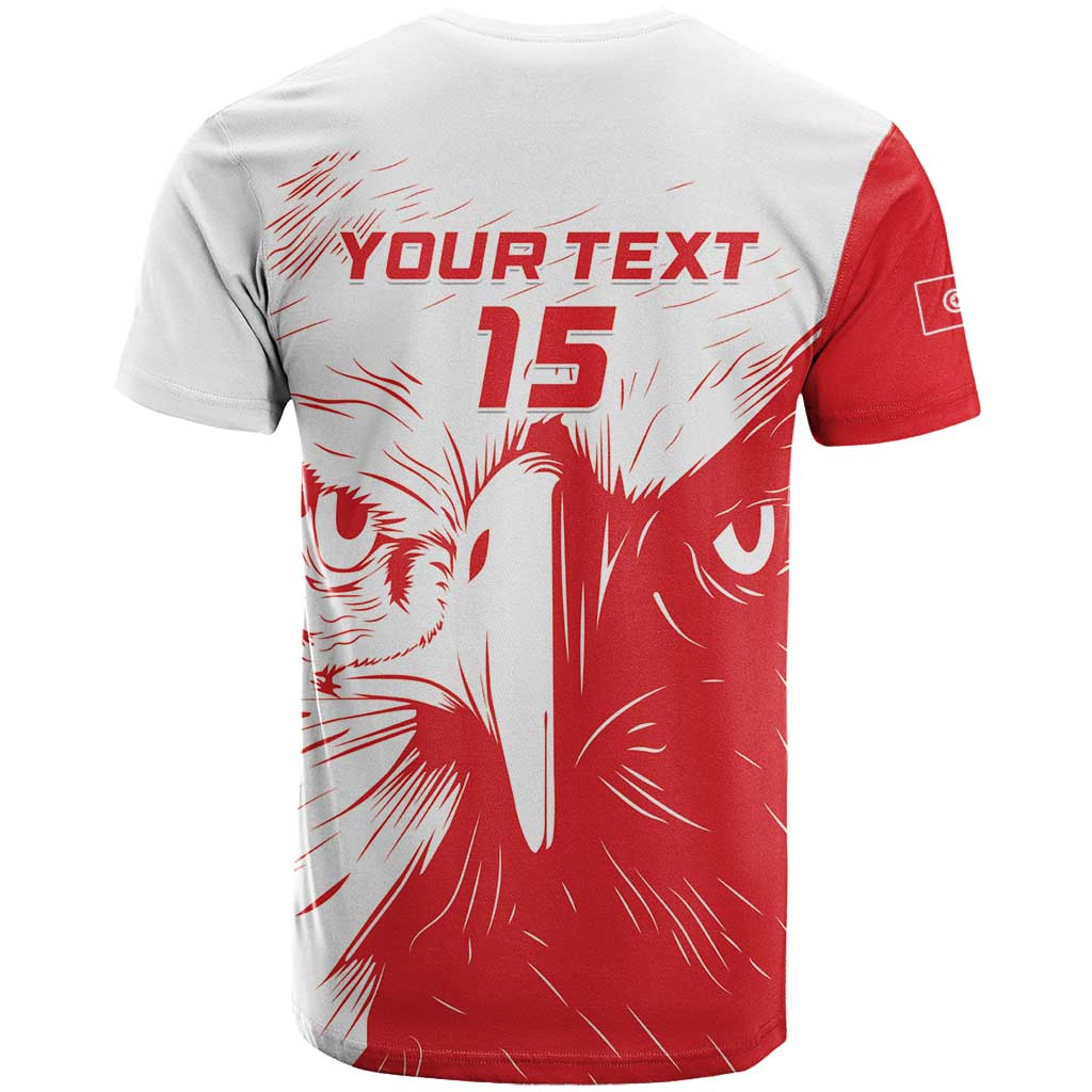 Custom Tunisia Football T shirt Go Champions LT15